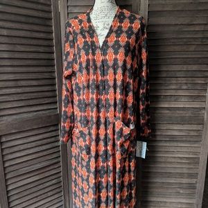 New! LuLaRoe Southwestern Print Ribbed Sarah-XL